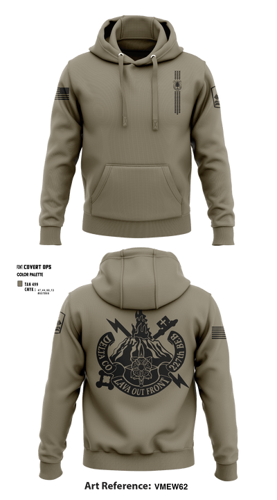 Company D (MI) 227 BEB, HIARNG 54401127 Hoodie - 5 (1)