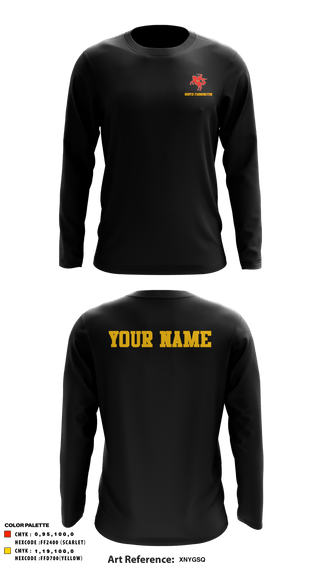 Long Sleeve Performance Shirt, North Farmington High School Basketball, Men's Basketball, Teamtime, Team time, sublimation, custom sports apparel, team uniforms, spirit wear, spiritwear, sports uniforms, custom shirts, team store, custom team store, fundraiser sports, apparel fundraiser
