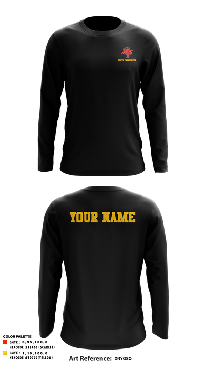 North Farmington High School Basketball 37037275 Long Sleeve Performance Shirt - 37