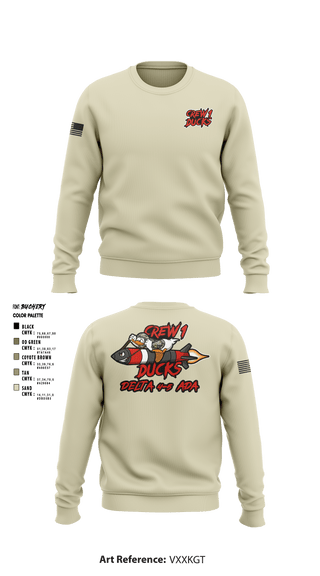 Crew Neck Sweatshirt, , Army, Teamtime, Team time, sublimation, custom sports apparel, team uniforms, spirit wear, spiritwear, sports uniforms, custom shirts, team store, custom team store, fundraiser sports, apparel fundraiser