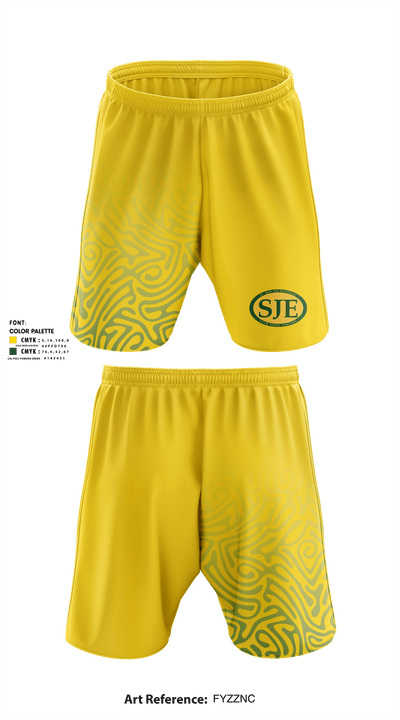 St John The Evangelist School 88379920 Athletic Shorts With Pockets - 1
