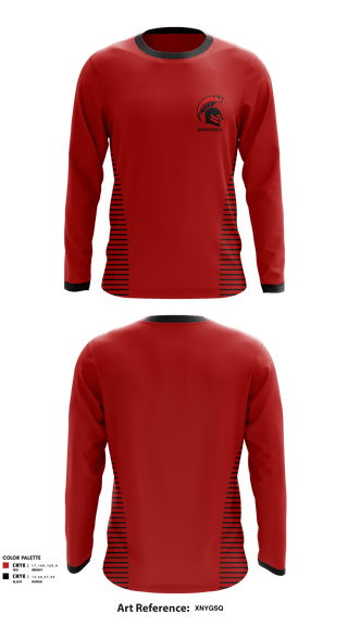 Long Sleeve Performance Shirt, Discovery High School Basketball, Men's Basketball, Teamtime, Team time, sublimation, custom sports apparel, team uniforms, spirit wear, spiritwear, sports uniforms, custom shirts, team store, custom team store, fundraiser sports, apparel fundraiser
