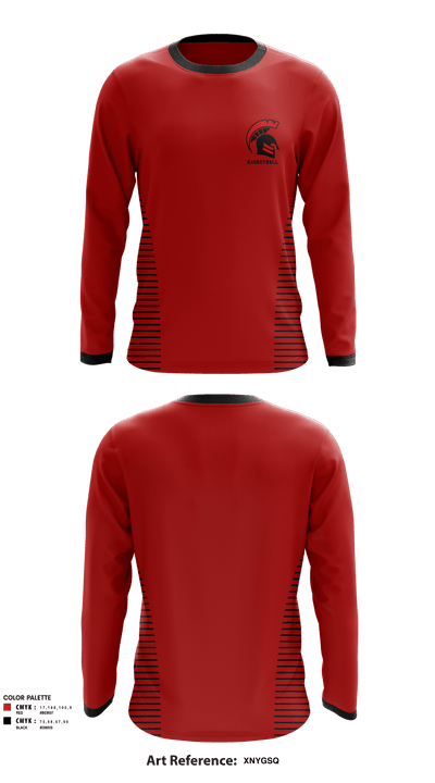 Discovery High School Basketball 24970780 Long Sleeve Performance Shirt - 1