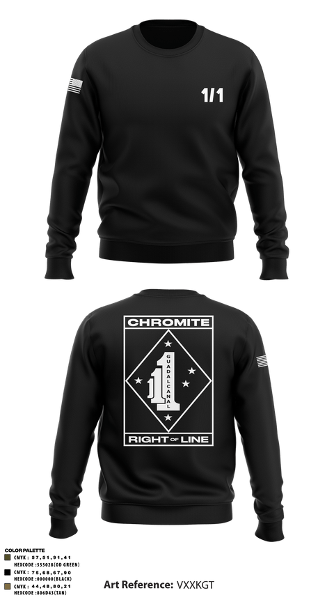 Crew Neck Sweatshirt, V1/1, Marines, Teamtime, Team time, sublimation, custom sports apparel, team uniforms, spirit wear, spiritwear, sports uniforms, custom shirts, team store, custom team store, fundraiser sports, apparel fundraiser