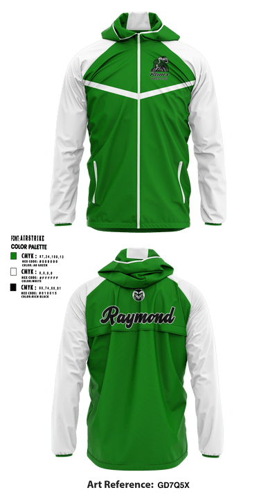 Raymond High School Wrestling 82926395 Windbreaker - 39