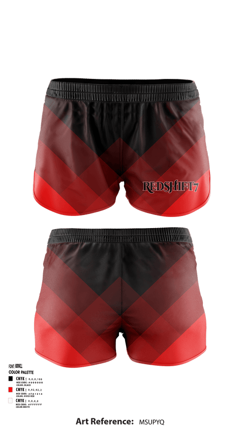 Women's Shorts, Redshift7Redshift7, Spirit Store, Teamtime, Team time, sublimation, custom sports apparel, team uniforms, spirit wear, spiritwear, sports uniforms, custom shirts, team store, custom team store, fundraiser sports, apparel fundraiser