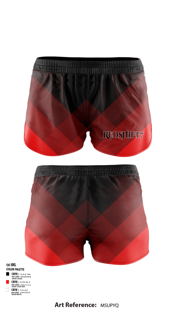 Women's Shorts, Redshift7Redshift7, Spirit Store, Teamtime, Team time, sublimation, custom sports apparel, team uniforms, spirit wear, spiritwear, sports uniforms, custom shirts, team store, custom team store, fundraiser sports, apparel fundraiser