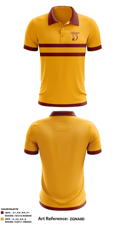 Deubrook Area High School Golf 46116874 Short Sleeve Performance Polo - 1