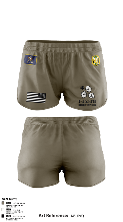1-155th Dixie Thunder 83572891 Ranger Panties - 1
