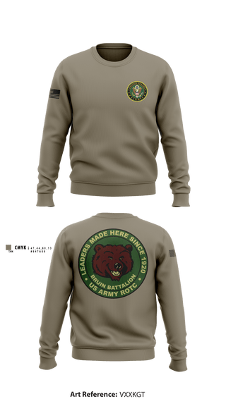 Crew Neck Sweatshirt, Matadors, Army, Teamtime, Team time, sublimation, custom sports apparel, team uniforms, spirit wear, spiritwear, sports uniforms, custom shirts, team store, custom team store, fundraiser sports, apparel fundraiser