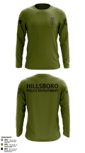 Hillsboro Police Department 31441057 Long Sleeve Performance Shirt - 9