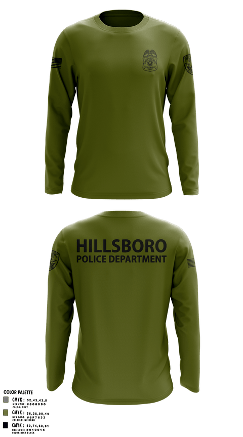 Long Sleeve Performance Shirt, , Police, Teamtime, Team time, sublimation, custom sports apparel, team uniforms, spirit wear, spiritwear, sports uniforms, custom shirts, team store, custom team store, fundraiser sports, apparel fundraiser
