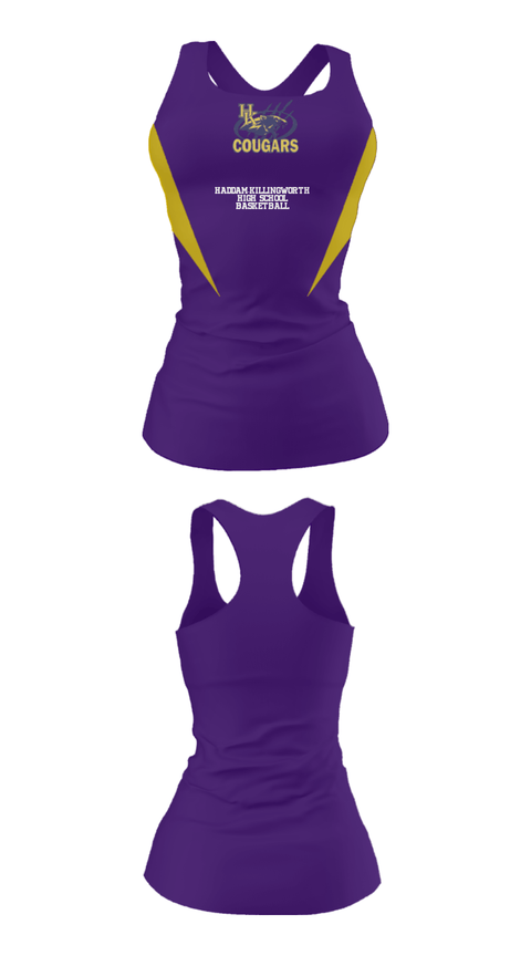 Tank Top, Haddam-Killingworth High School Basketball, Women's Basketball, Teamtime, Team time, sublimation, custom sports apparel, team uniforms, spirit wear, spiritwear, sports uniforms, custom shirts, team store, custom team store, fundraiser sports, apparel fundraiser
