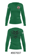 1st Battalion 10th Marines 30175509 Women's Long Sleeve V-neck Shirt - 43