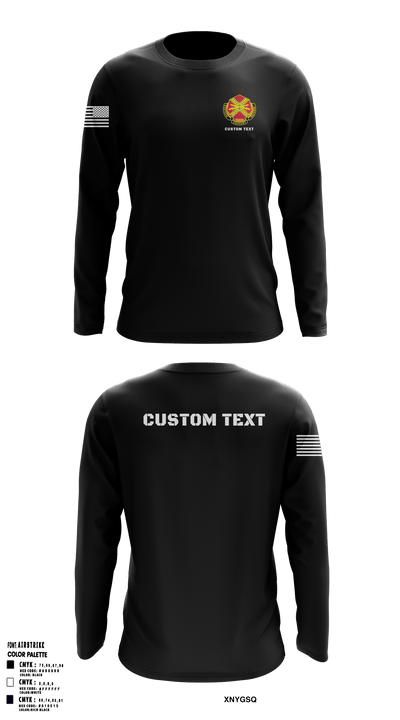 USAG Fort Sill 33635328 Long Sleeve Performance Shirt - 54