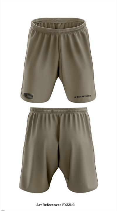 D 53 2 1st cav 47763589 Athletic Shorts With Pockets - 2