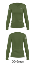 Homicido 41954743 Women's Long Sleeve V-neck Shirt - 31