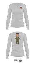 Hear That Again 49824400 Women's Long Sleeve V-neck Shirt - 6