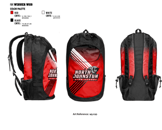 Gear Bag, North Johnston High School Soccer, Men's Soccer, Teamtime, Team time, sublimation, custom sports apparel, team uniforms, spirit wear, spiritwear, sports uniforms, custom shirts, team store, custom team store, fundraiser sports, apparel fundraiser