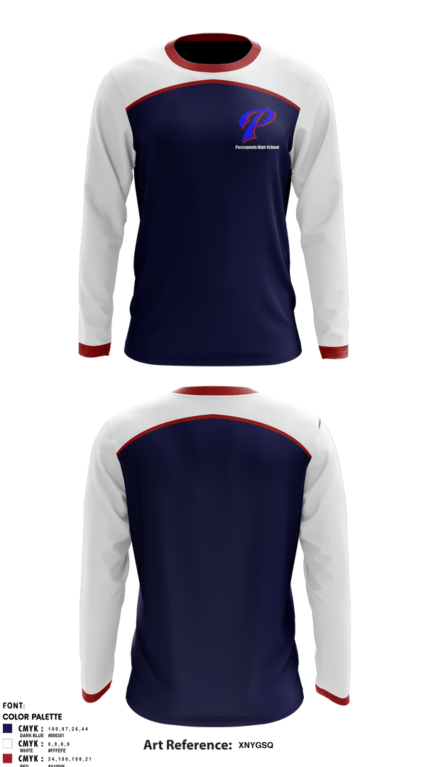 Long Sleeve Performance Shirt, Pascagoula High School, Spirit Store, Teamtime, Team time, sublimation, custom sports apparel, team uniforms, spirit wear, spiritwear, sports uniforms, custom shirts, team store, custom team store, fundraiser sports, apparel fundraiser