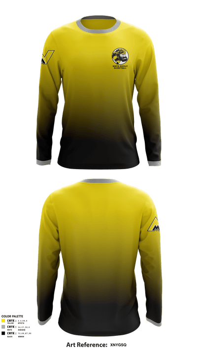 North Murray High School Basketball 17664043 Long Sleeve Performance Shirt - 1