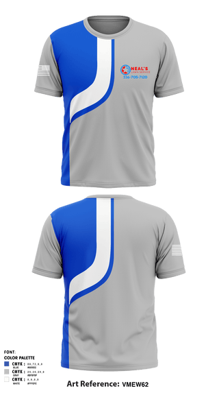 Short Sleeve Performance Shirt, Neal's Lawn Service, , Teamtime, Team time, sublimation, custom sports apparel, team uniforms, spirit wear, spiritwear, sports uniforms, custom shirts, team store, custom team store, fundraiser sports, apparel fundraiser