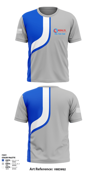 Neal's Lawn Service 22363993 Short Sleeve Performance Shirt - 2