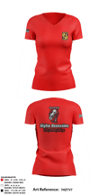 NWI ROTC 90860810 Women's Short Sleeve V-neck Shirt - 1