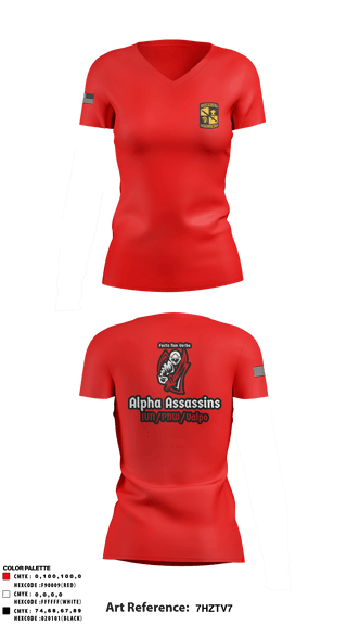 Women's Short Sleeve Vneck Shirt, , Army, Teamtime, Team time, sublimation, custom sports apparel, team uniforms, spirit wear, spiritwear, sports uniforms, custom shirts, team store, custom team store, fundraiser sports, apparel fundraiser
