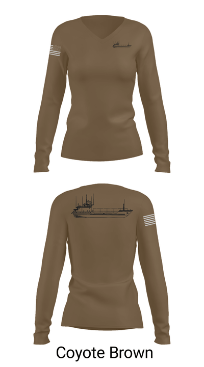USAV NEW ORLEANS 71944163 Women's Long Sleeve V-neck Shirt - 38