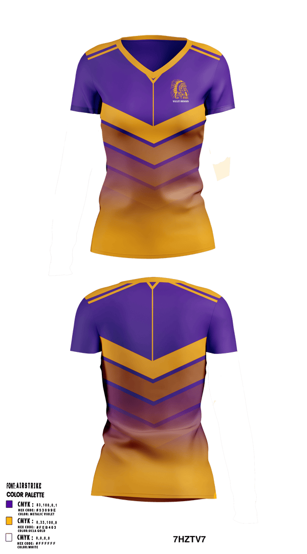Women's Short Sleeve Vneck Shirt, Valley Indians, Men's Basketball, Teamtime, Team time, sublimation, custom sports apparel, team uniforms, spirit wear, spiritwear, sports uniforms, custom shirts, team store, custom team store, fundraiser sports, apparel fundraiser