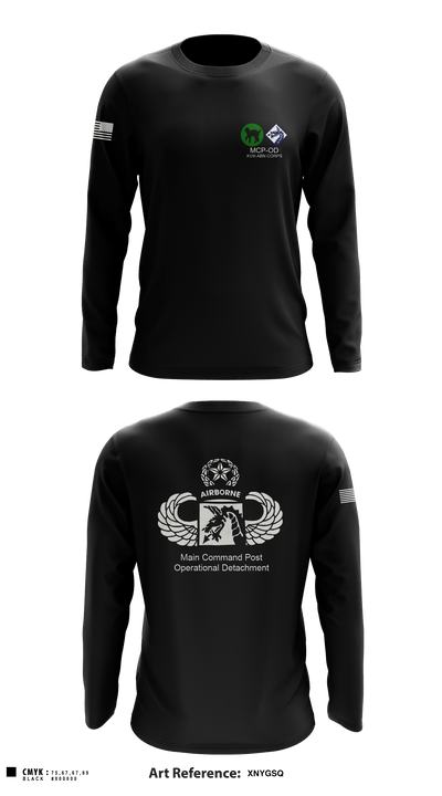 MCPOD-XVIII ABN CORPS 34488688 Long Sleeve Performance Shirt - 1