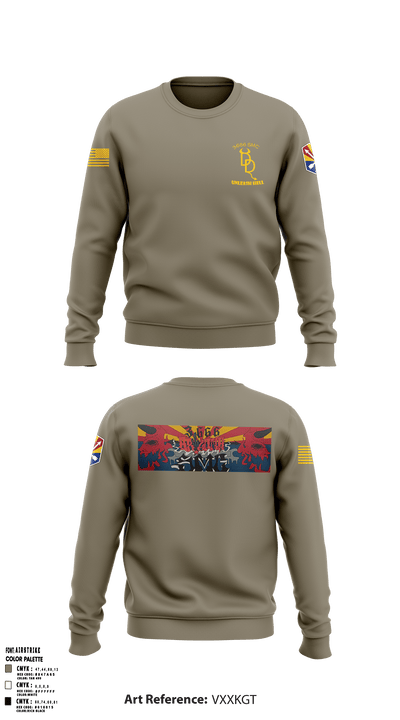 3666th SMC 60008447 Crew Neck Sweatshirt - 35