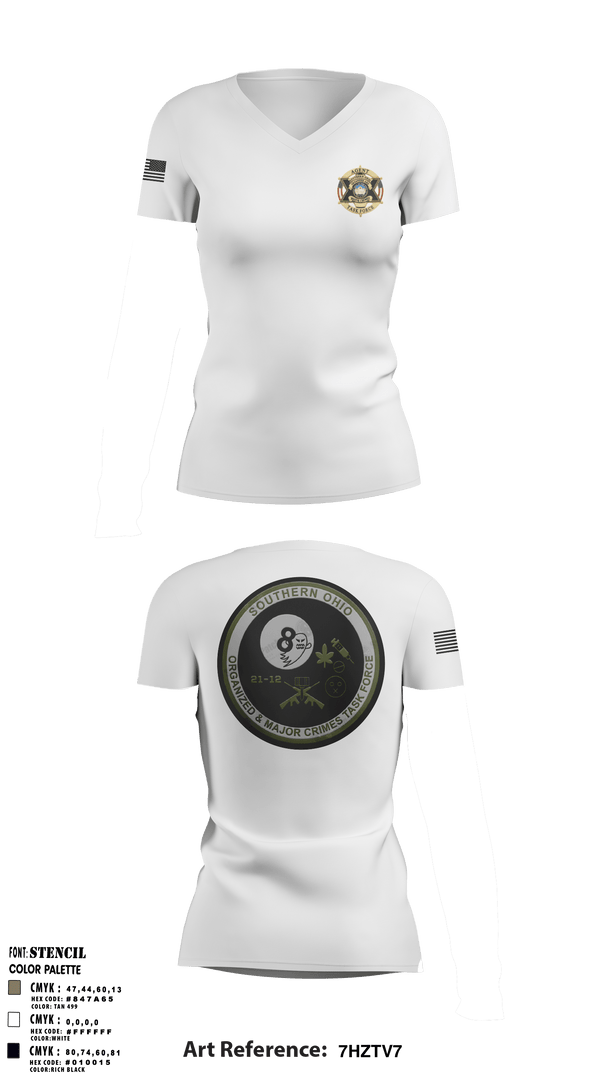 Women's Short Sleeve Vneck Shirt, , Police, Teamtime, Team time, sublimation, custom sports apparel, team uniforms, spirit wear, spiritwear, sports uniforms, custom shirts, team store, custom team store, fundraiser sports, apparel fundraiser