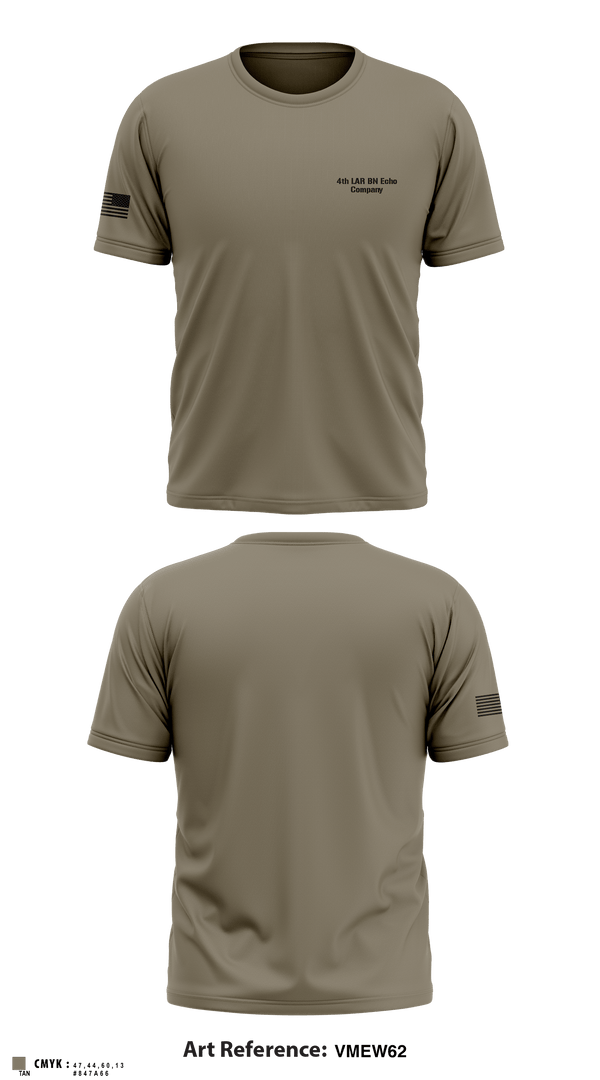Old School Cotton Feel Shirt, 4th LAR BN Echo Company, Marines, Teamtime, Team time, sublimation, custom sports apparel, team uniforms, spirit wear, spiritwear, sports uniforms, custom shirts, team store, custom team store, fundraiser sports, apparel fundraiser
