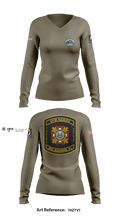VFW Post 8191 13144984 Women's Long Sleeve V-neck Shirt - 4