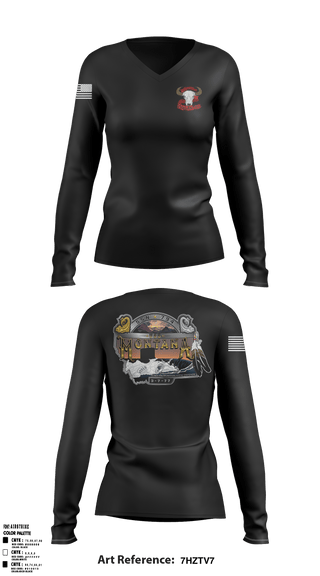 Women's Long Sleeve Vneck Shirt, , Navy, Teamtime, Team time, sublimation, custom sports apparel, team uniforms, spirit wear, spiritwear, sports uniforms, custom shirts, team store, custom team store, fundraiser sports, apparel fundraiser