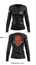 HHB 1-214 FA 10388806 Women's Long Sleeve V-neck Shirt - 1