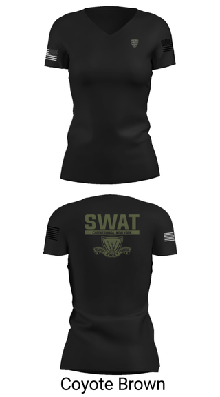 Women's Short Sleeve Vneck Shirt, , Police, Teamtime, Team time, sublimation, custom sports apparel, team uniforms, spirit wear, spiritwear, sports uniforms, custom shirts, team store, custom team store, fundraiser sports, apparel fundraiser
