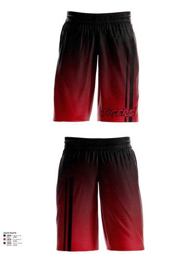 Tigers 32049226 Mens Reversible Basketball Shorts - 1