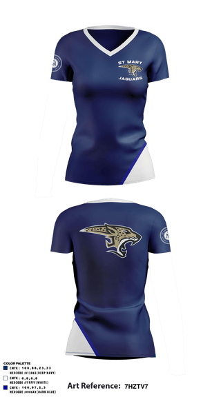 Women's Short Sleeve Vneck Shirt, St Mary Jaguars, Women's Basketball, Teamtime, Team time, sublimation, custom sports apparel, team uniforms, spirit wear, spiritwear, sports uniforms, custom shirts, team store, custom team store, fundraiser sports, apparel fundraiser