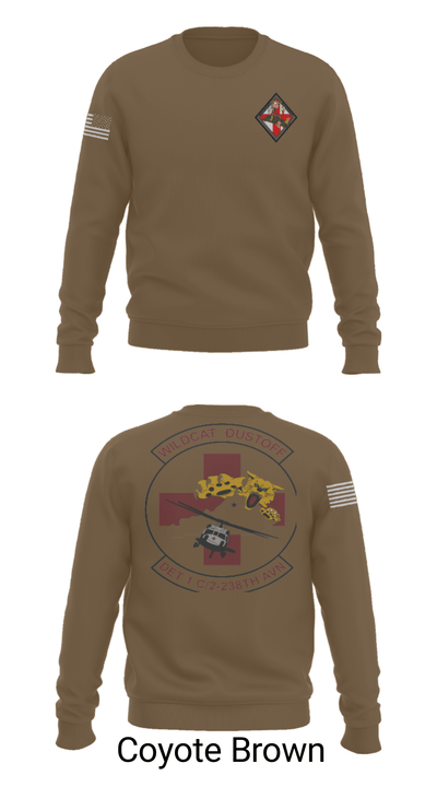 Detachment 1, Charlie Company 2/238th AVN 78887623 Crew Neck Sweatshirt - 8