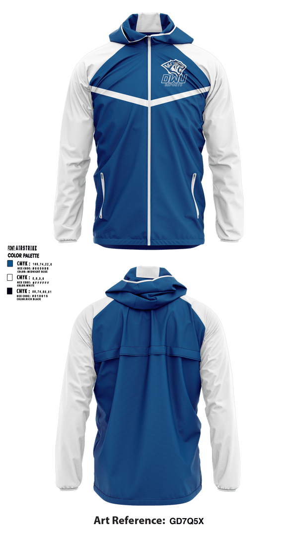 Windbreaker, DAKOTA WESLEYAN ATHLETICS, Spirit Store, Teamtime, Team time, sublimation, custom sports apparel, team uniforms, spirit wear, spiritwear, sports uniforms, custom shirts, team store, custom team store, fundraiser sports, apparel fundraiser