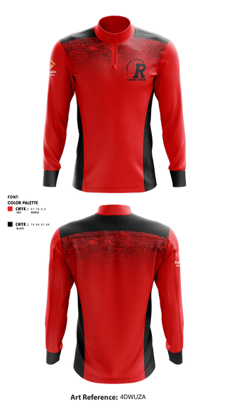 Quarter Zip Jacket, Ottawa JR Riders, Football, Teamtime, Team time, sublimation, custom sports apparel, team uniforms, spirit wear, spiritwear, sports uniforms, custom shirts, team store, custom team store, fundraiser sports, apparel fundraiser