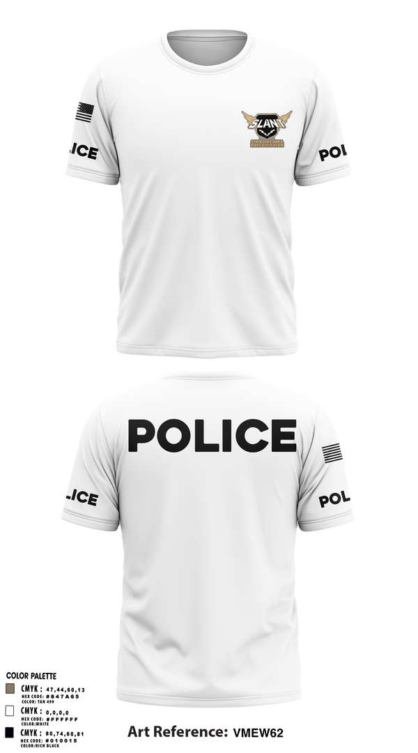 Short Sleeve Performance Shirt, , Police, Teamtime, Team time, sublimation, custom sports apparel, team uniforms, spirit wear, spiritwear, sports uniforms, custom shirts, team store, custom team store, fundraiser sports, apparel fundraiser