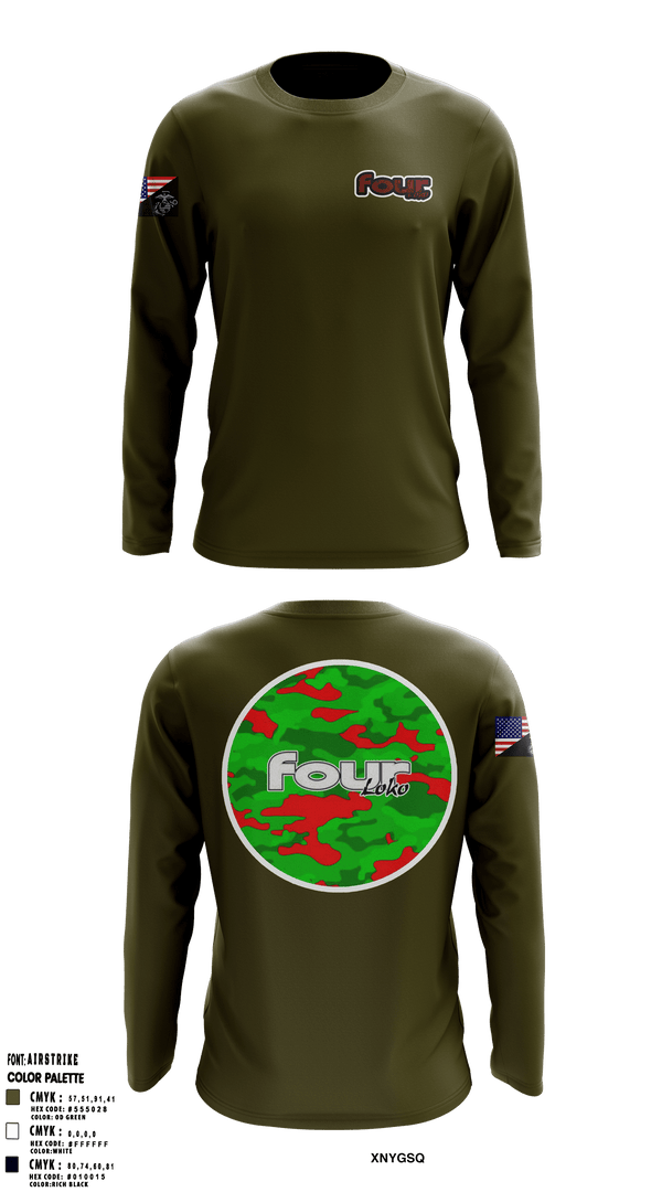 Long Sleeve Performance Shirt, , Marines, Teamtime, Team time, sublimation, custom sports apparel, team uniforms, spirit wear, spiritwear, sports uniforms, custom shirts, team store, custom team store, fundraiser sports, apparel fundraiser