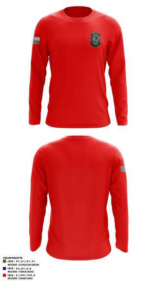 Long Sleeve Performance Shirt, , Fire Department, Teamtime, Team time, sublimation, custom sports apparel, team uniforms, spirit wear, spiritwear, sports uniforms, custom shirts, team store, custom team store, fundraiser sports, apparel fundraiser