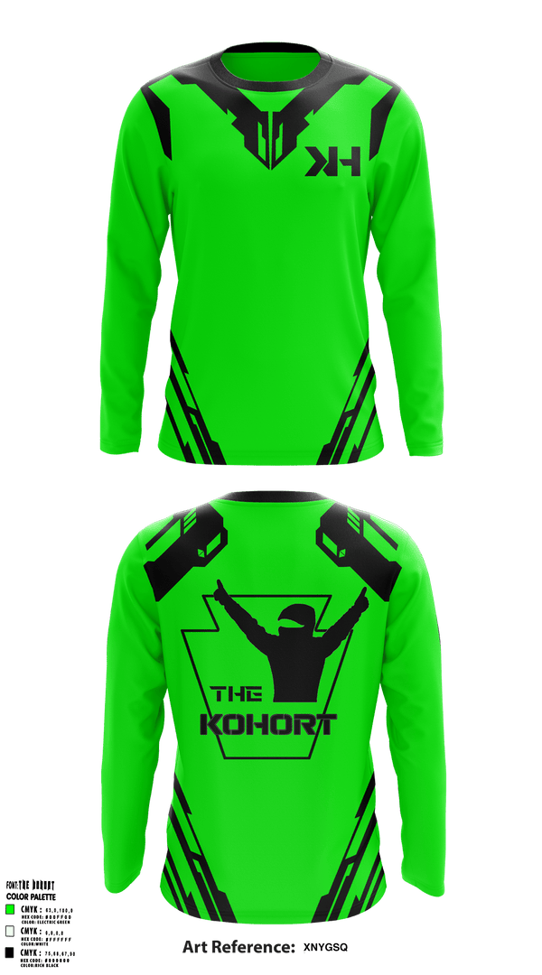 Long Sleeve Performance Shirt, The Kohort, E-Sports, Teamtime, Team time, sublimation, custom sports apparel, team uniforms, spirit wear, spiritwear, sports uniforms, custom shirts, team store, custom team store, fundraiser sports, apparel fundraiser
