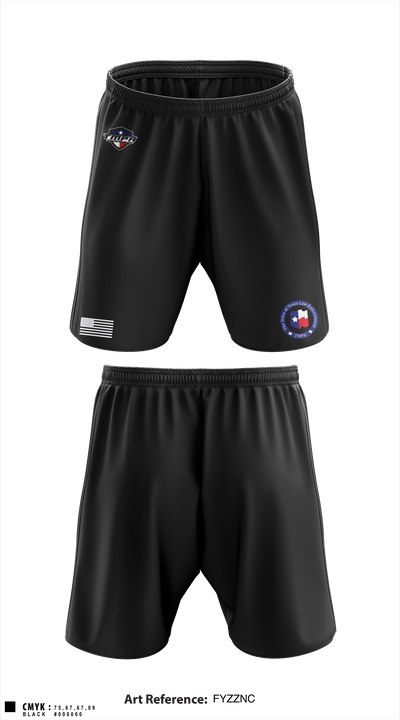 Texas Municipal Police Association 6518461 Athletic Shorts With Pockets - 1