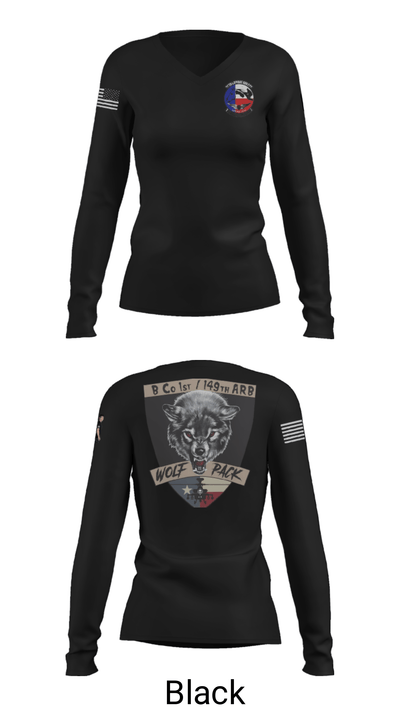 1/149 96639244 Women's Long Sleeve V-neck Shirt - 39